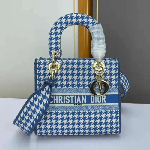 Dior Womens Bags Handbags Luxury Fashion Dior MEDIUM LADY D-LITE BAG with Original Box