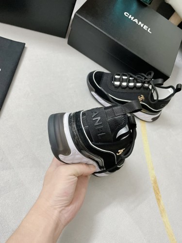 Chanel Mens Shoes Sneakers Luxury Brand Sports Shoes Breathable Design with Original Box