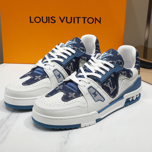 Louis Vuitton Men Shoes Fashion Sneakers Design Luxury Brand LV TRAINER SNEAKER with Original Box 1A9ZC2