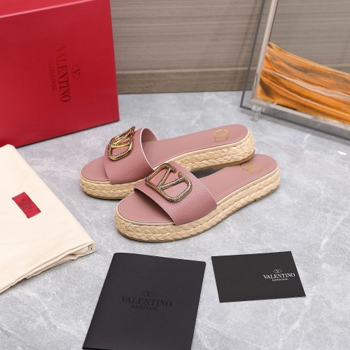 Valentino Womens Shoes Flat Mule Sandals Luxury Brand Design with Original Box