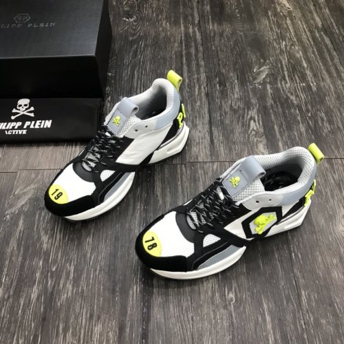 Philipp Plein Men Shoes Low Top Sneaker Fashion Design Luxury Brand