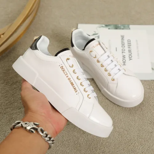 Dolce&Gabbana Womens Mens Shoes Fashion Sneakers Luxury Brand Calfskin Nappa Portofino Sneakers With Lettering CK0159AH50689662