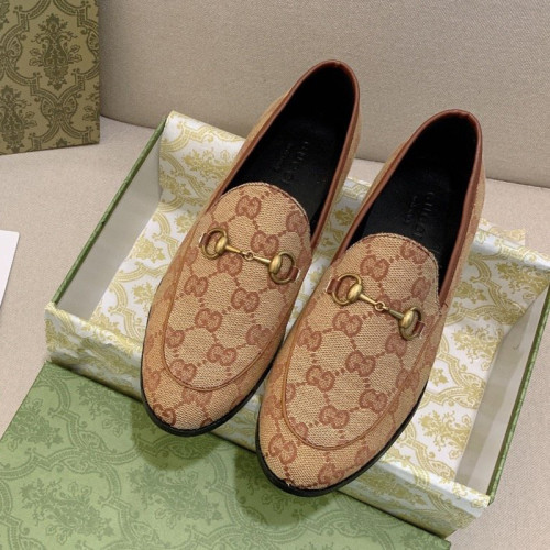Gucci Womens Shoes Casual Design Loafers Leather Luxury Brand loafer with Original Box