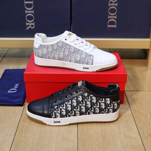 Dior Mens Shoes Sneakers Luxury Brand Breathable Design Casual Shoes for Men with Original Box