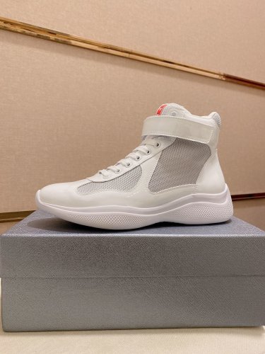 Prada Mens Shoes Sneakers Casual Shoes for Men Luxury Brand Breathable Fashion Sneakers with Original Box