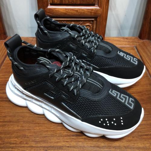 Versace Womens Shoes Luxury Brand Fashion Type Chain Reaction Sneakers DSR705G-D36TG_D41