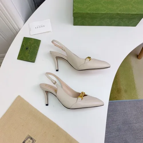 Gucci Womens Shoes Slingback Pumps 7.5cm