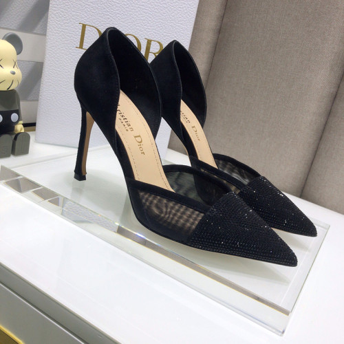 Dior Womens Shoes Breathable Fashion Pump High Heels 9.5CM