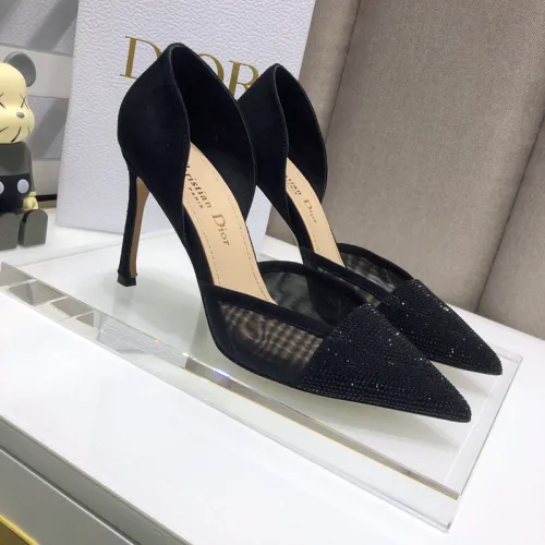 Dior Womens Shoes Breathable Fashion Pump High Heels 9.5CM