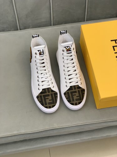 Fendi Mens Shoes Fashion Sneakers Luxury Brand Casual Shoes for Men with Original Box