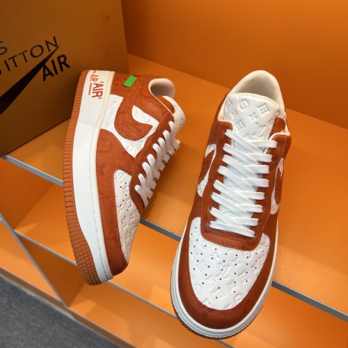 Louis Vuitton Men Shoes Fashion Sneakers Design Luxury Brand LVXNIKE Air Force Sneakers with Original Box
