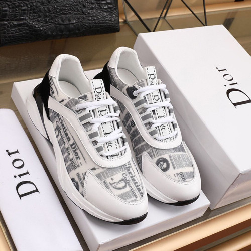 Dior Men Shoes Sneakers Casual Luxury Brand Lace-Up Design
