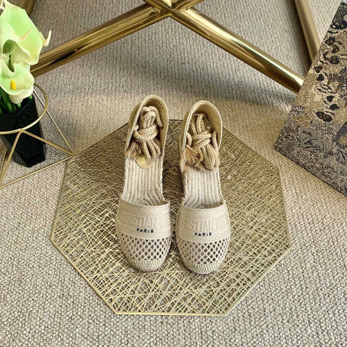 Dior Womens Shoes DIOR GRANVILLE WEDGE ESPADRILLE