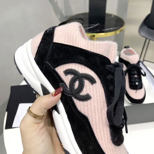 Chanel Mens Shoes Sneakers Luxury Brand Sports Shoes Breathable Design with Original Box