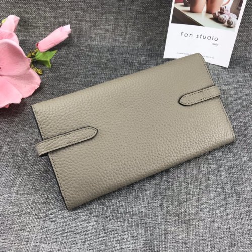 Hermes Womens Mens Wallets Purse Kelly Bag Clutch Leather Design Coin Bag with Original Box