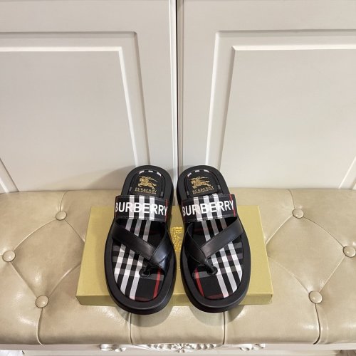 Burberry Mens Shoes Leather Sandals