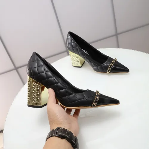Chanel Womens Shoes Pumps 8.5cm