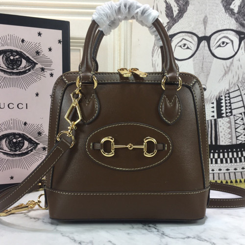 Gucci Womens Bags Shoulder Messenger Bag Luxury Brand Gucci Horsebit 1955 mini top handle bag 640716 92TCG 8563 with Original Box
