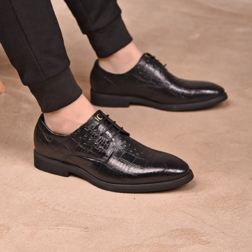 Gucci Mens Shoes Leather Design Luxury Brand Business Dress Shoes for Men with Original Box