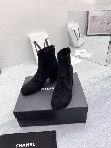 Chanel Womens Shoes Boots Luxury Brand Design with Original Box Women Fashion Ankle Boots