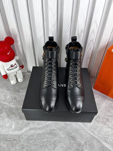Chanel Womens Shoes Boots Luxury Brand Design with Original Box Women Fashion Ankle Boots 3cm Heel