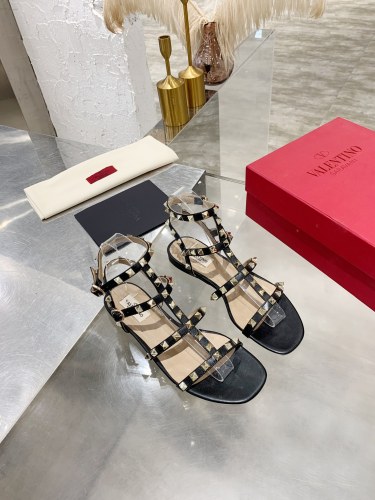 Valentino Women Shoes Mule Flip Flop Sandals ROMAN STUD SLIDE SANDAL IN QUILTED NAPPA with Original Box Luxury Brand