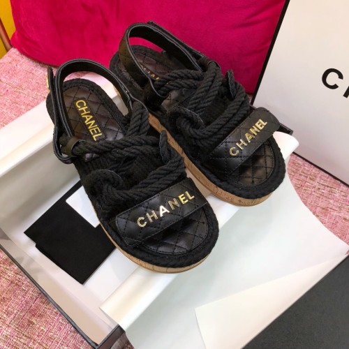Chanel Womens Shoes Sandals Summer Luxury Brand Slippers Slides Sandals for Women with Original Box