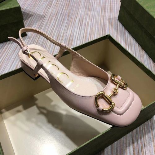 Gucci Womens Shoes Low-heel Slingback with Horsebit 2.5cm