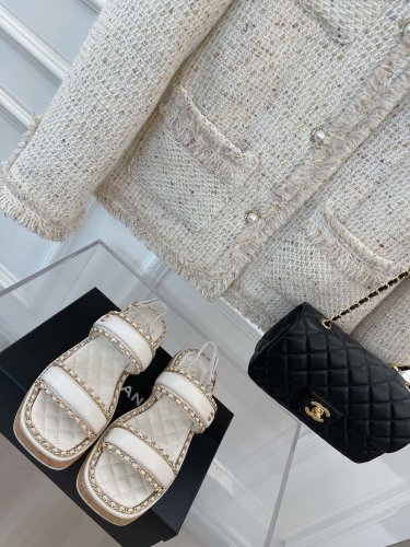 Chanel Womens Shoes Sandals Slippers Luxury Brand Design with Original Box
