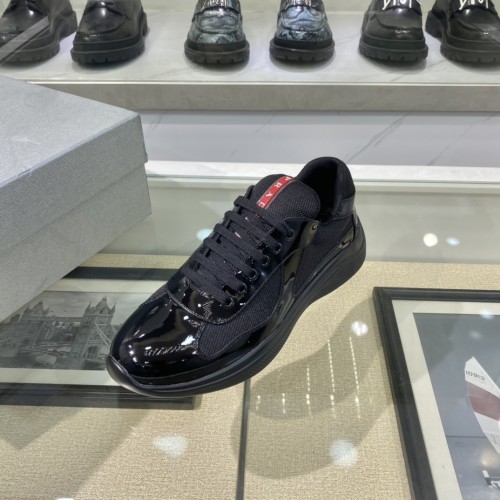 Prada Mens Shoes Sneakers Casual Shoes for Men Luxury Brand White Prada PRAX 1 sneakers with Original Box 4E3576_3LFV_F0009