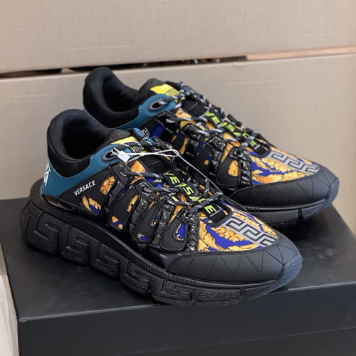 Versace Mens Shoes Sneakers Fashion Design Luxury Brand TRIGRECA SNEAKERS with Original Box