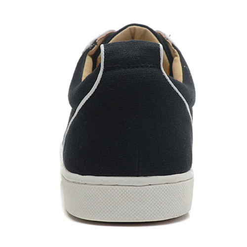Christian Louboutin Mens Shoes Luxury Brand Red Bottom Design Louis Junior Spikes Flat with Original Box CL sneakers