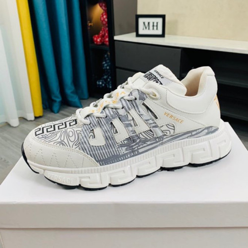 Versace Men Shoes Fashion Design Luxury Brand TRIGRECA SNEAKERS with Original Box