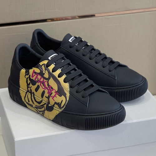 Versace Men Shoes Fashion Sneakers Luxury Brand with Original Box Top Quality Breathable Mens Sneakers with Original Box