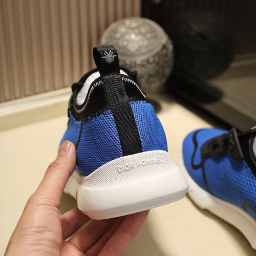 Dior Men Shoes Sneakers Casual Luxury Brand Slip On Breathable Mens Shoes B21 Sneaker
