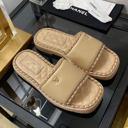 Chanel Womens Shoes Sandals Slippers Luxury Brand Design with Original Box