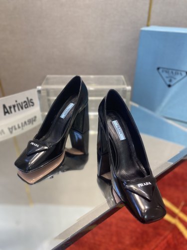 Prada Womens Shoes Slingback Pumps Luxury Brand Casual Shoes for Women with Original Box