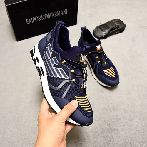 Armani Men Shoes Sneakers Fashion Design Luxury Brand Design