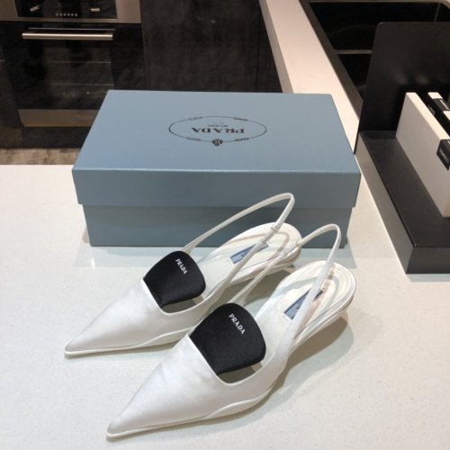 Prada Womens Shoes Two-tone Nylon Gabardine Pumps