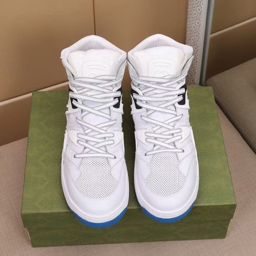 Gucci Womens Shoes Fashion Type Luxury Brand Leather Women's Gucci Basket sneaker with Original Box 661310 2SHA0 9014