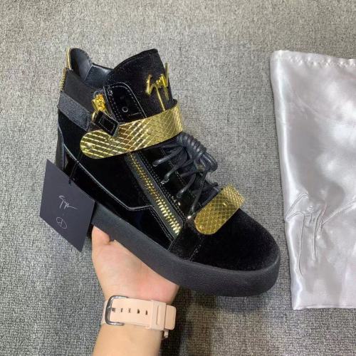 Giuseppe Zanotti Mens Shoes Luxury Brand High Top Sneakers Coby