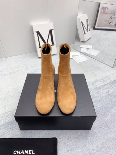 Chanel Womens Shoes Boots Luxury Brand Design with Original Box Women Fashion Ankle Boots