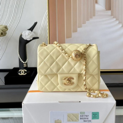 Chanel Womens Bags Crossbody Bag Classic Handbag CF Mini Luxury Brand with Original Box