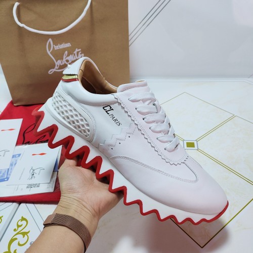 Christian Louboutin Mens Shoes Sneakers Luxury Brand Red Bottom Design Sports Footwears