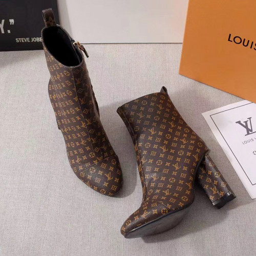 Louis Vuitton Women Shoes Boots SILHOUETTE ANKLE BOOT Luxury Brand 1A5NXM