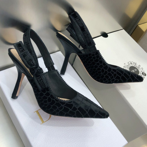 Dior Womens Shoes Sandals Fashion Pumps Luxury Brand D-Doll Quake Oblique J'ADIOR PUMP with Original Box