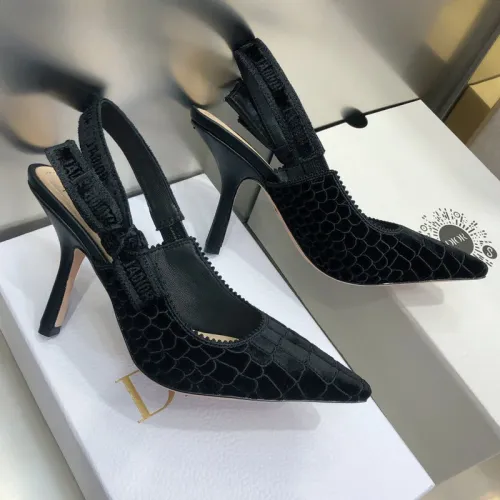 Dior Womens Shoes Sandals Fashion Pumps Luxury Brand D-Doll Quake Oblique J'ADIOR PUMP with Original Box