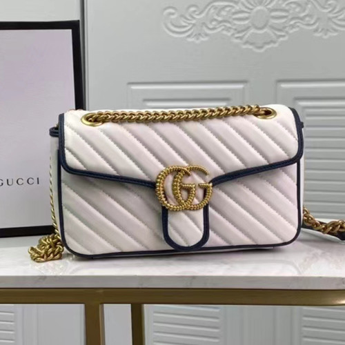 Gucci Womens Bags Shoulder Messenger Bag Luxury Brand Small GG Marmont bag with Original Box