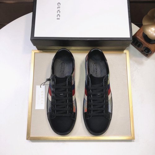 Gucci Womens Shoes Fashion Sneakers Lace-Up Luxury Brand Women's Ace Embroidered Sneaker with Original Box