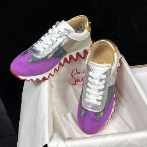 Christian Louboutin Womens Shoes Sneakers Luxury Brand with Original Box Fashion Sneakers